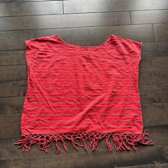 Ralph Lauren Denim and Supply Fringe Tee - Picture 2 of 2